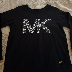 Michael Kors Black and White Long Sleeve Tees